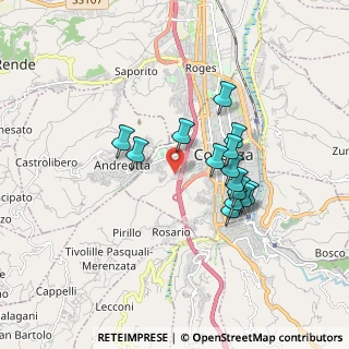 Mappa Via Serra Spiga, 87100 Cosenza CS, Italia (1.595)
