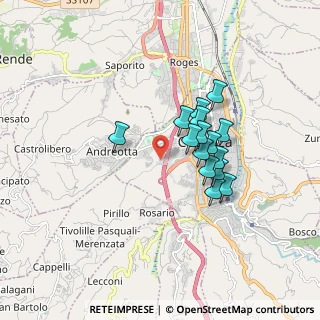 Mappa Via Serra Spiga, 87100 Cosenza CS, Italia (1.47467)