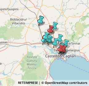 Mappa Via Coghinas, 09033 Decimomannu CA, Italia (10.6495)