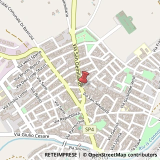 Mappa Via San Gemiliano,  33, 09028 Sestu, Cagliari (Sardegna)
