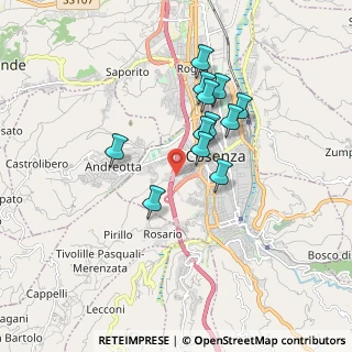 Mappa Via Albo Saverio, 87100 Cosenza CS, Italia (1.59583)