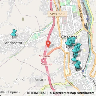 Mappa Via Albo Saverio, 87100 Cosenza CS, Italia (1.4)