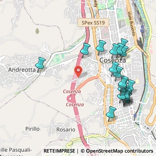 Mappa Via Albo Saverio, 87100 Cosenza CS, Italia (1.356)