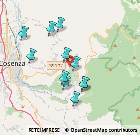 Mappa Via Berlinguer, 87053 Celico CS, Italia (3.58818)