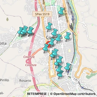 Mappa Via Leonardo Sciascia, 87100 Cosenza CS, Italia (1.0115)