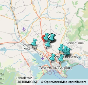 Mappa Sestu Antuofermo, 09028 Sestu CA, Italia (5.43938)