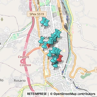 Mappa Piazza Loreto, 87100 Cosenza CS, Italia (0.575)