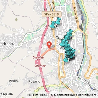 Mappa Via dell'Accoglienza, 87100 Cosenza CS, Italia (0.9685)