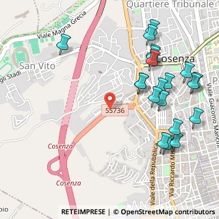 Mappa Via dell'Accoglienza, 87100 Cosenza CS, Italia (0.6885)