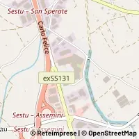 Kaart Sestu