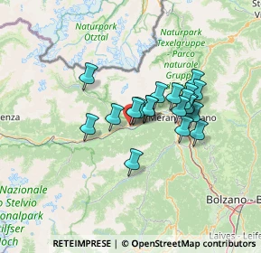 Mappa 39025 Naturno BZ, Italia (9.84)