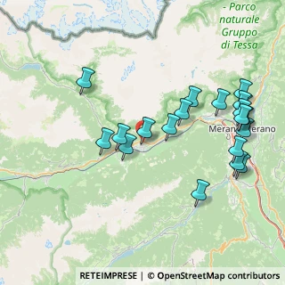 Mappa Via Castello, 39025 Naturno BZ, Italia (8.449)