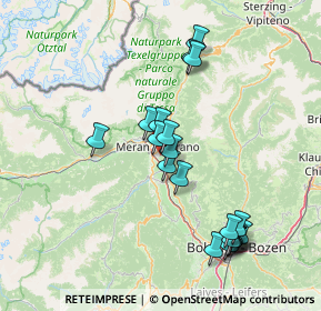 Mappa Piazza S. Vigilio, 39012 Merano BZ, Italia (14.668)