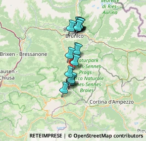 Mappa 39030 La Valle BZ, Italia (10.833)