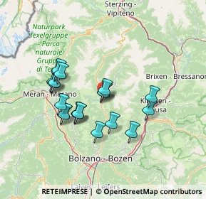 Mappa 39058 Sarentino BZ, Italia (11.8725)