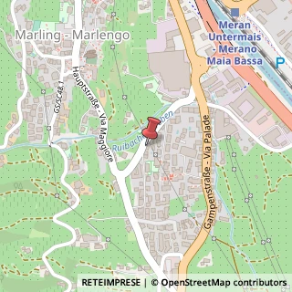 Mappa Via Maggiore, 18, 39020 Marlengo, Bolzano (Trentino-Alto Adige)