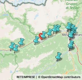 Mappa Via dei Campi, 39025 Naturno BZ, Italia (8.8605)