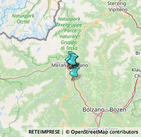 Mappa Via dei Frutteti, 39012 Merano BZ, Italia (78.29353)