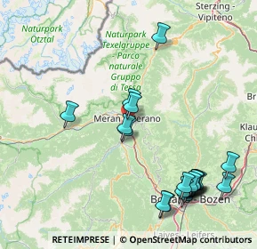 Mappa Via dei Frutteti, 39012 Merano BZ, Italia (18.696)
