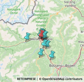 Mappa Via dei Frutteti, 39012 Merano BZ, Italia (5.25)