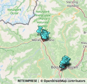 Mappa Via dei Frutteti, 39012 Merano BZ, Italia (13.4765)