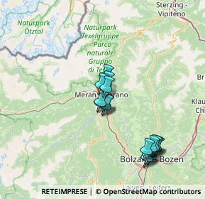 Mappa Via dei Frutteti, 39012 Merano BZ, Italia (13.66053)