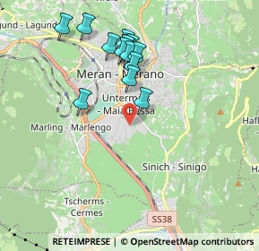 Mappa Via dei Frutteti, 39012 Merano BZ, Italia (1.77071)