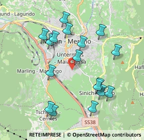 Mappa Via dei Frutteti, 39012 Merano BZ, Italia (1.93176)