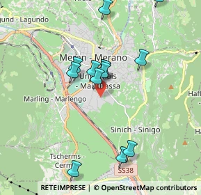 Mappa Via dei Frutteti, 39012 Merano BZ, Italia (2.04467)