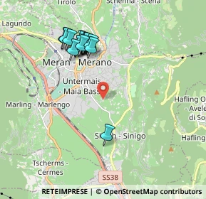 Mappa Via S. Floriano, 39012 Merano BZ, Italia (1.89706)
