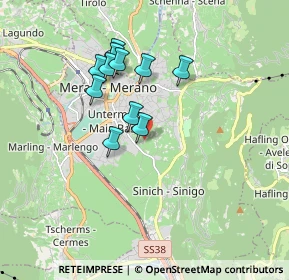 Mappa Via S. Floriano, 39012 Merano BZ, Italia (1.46)