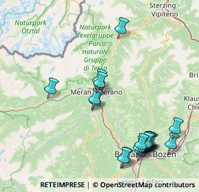 Mappa Via S. Floriano, 39012 Merano BZ, Italia (18.5545)