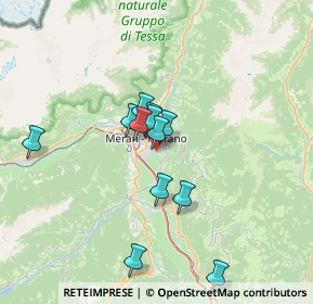 Mappa Via S. Floriano, 39012 Merano BZ, Italia (5.4225)