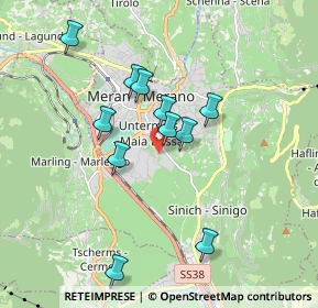 Mappa Via Fornaio, 39012 Merano BZ, Italia (1.58909)