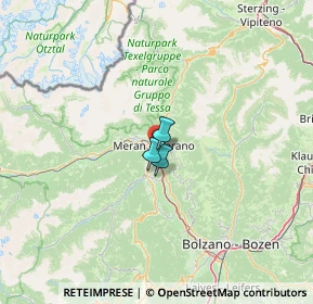 Mappa Via Fornaio, 39012 Merano BZ, Italia (72.045)