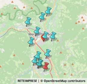 Mappa Via Fornaio, 39012 Merano BZ, Italia (3.35308)