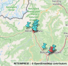 Mappa Via Max Valier, 39012 Merano BZ, Italia (12.11455)