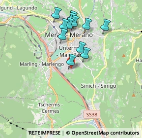 Mappa Via Max Valier, 39012 Merano BZ, Italia (1.70167)