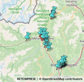 Mappa Via Prati Nuovi, 39020 Marlengo BZ, Italia (14.9625)