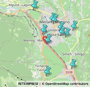 Mappa Via Prati Nuovi, 39020 Marlengo BZ, Italia (1.88818)