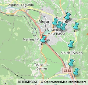Mappa Via Prati Nuovi, 39020 Marlengo BZ, Italia (2.45091)