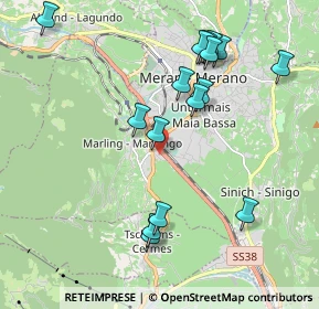 Mappa Via Prati Nuovi, 39020 Marlengo BZ, Italia (2.045)