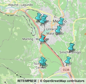 Mappa Via Prati Nuovi, 39020 Marlengo BZ, Italia (1.88364)