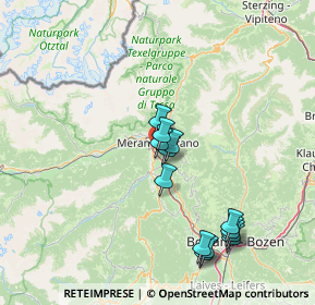 Mappa Via Alois Kuperion, 39012 Merano BZ, Italia (13.91231)