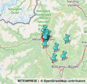 Mappa Via Alois Kuperion, 39012 Merano BZ, Italia (6.63917)