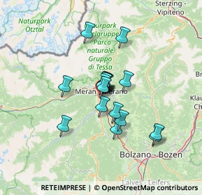Mappa Via Alois Kuperion, 39012 Merano BZ, Italia (8.72111)