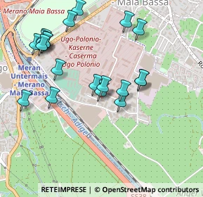 Mappa Via Alois Kuperion, 39012 Merano BZ, Italia (0.4985)