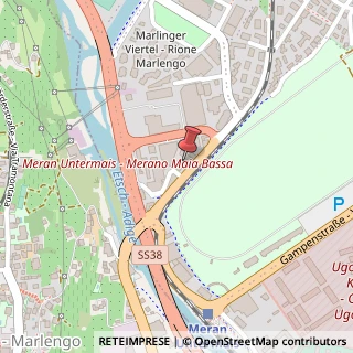 Mappa Via Luis Zuegg, 54, 39012 Merano BZ, Italia, 39012 Merano, Bolzano (Trentino-Alto Adige)