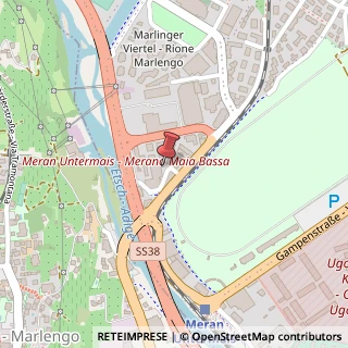 Mappa Via Luis Zuegg, 70/a, 39012 Merano, Bolzano (Trentino-Alto Adige)