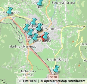 Mappa Via dei Prati, 39012 Merano BZ, Italia (1.66273)